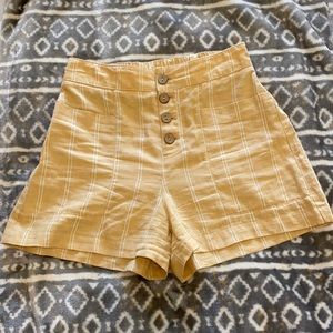 LC Lauren Conrad High Waisted Linen Shorts